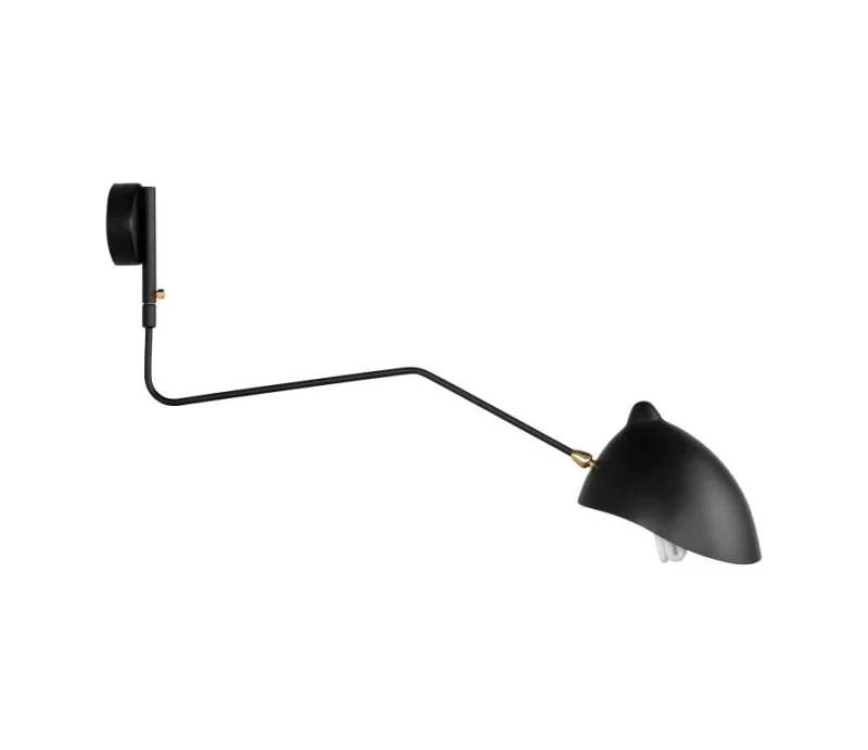 Mouille One Curve Arm Wall Lamp
