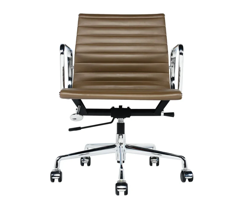 Charles Eames Style Low Back Ribbed Office Chair Homage