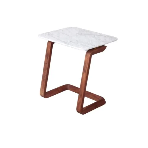 Fidelio Rectangular Side Table - Marble